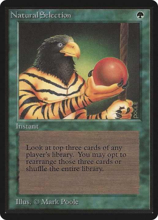 Natural Selection in the group Magic the Gathering / Types / Colors / Green at Proxyprinters.com (60529)