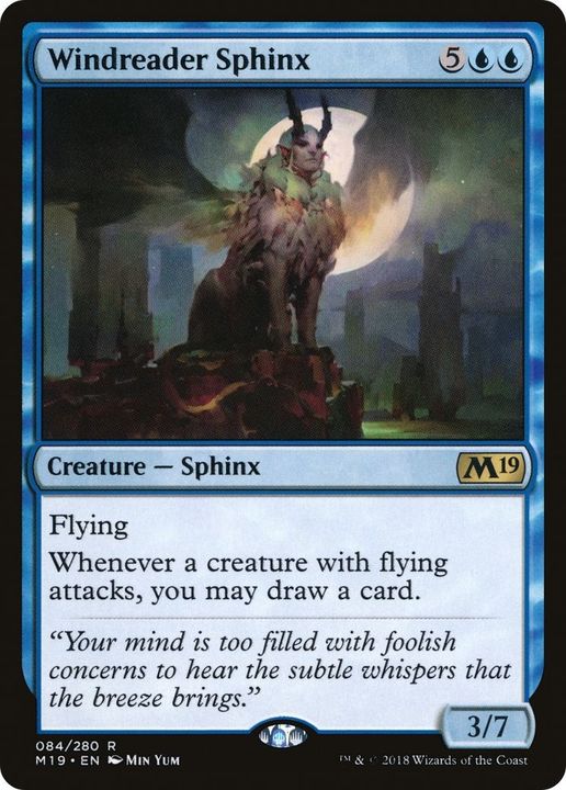 Windreader Sphinx in the group Magic the Gathering / Types / Colors / Blue at Proxyprinters.com (60534)