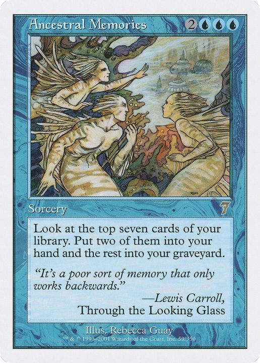 Ancestral Memories in the group Magic the Gathering / Types / Colors / Blue at Proxyprinters.com (6055)