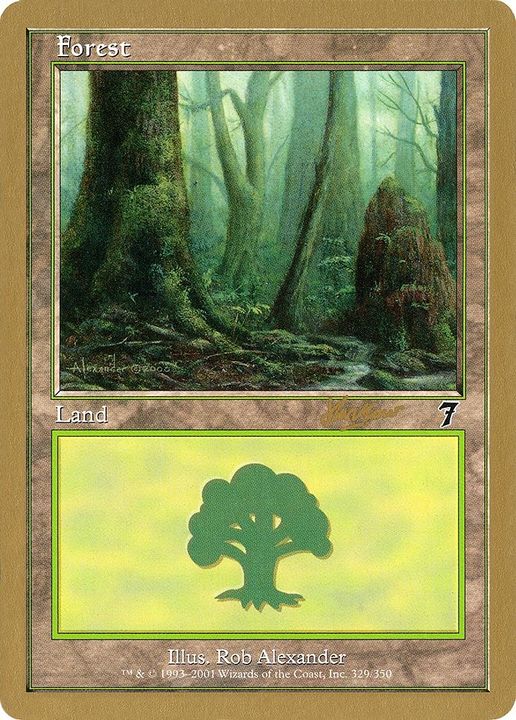 Forest in the group Magic the Gathering / Sets / World Championship Decks 2002 at Proxyprinters.com (60552)