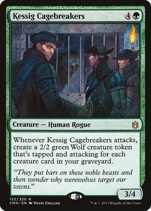 Kessig Cagebreakers in the group Magic the Gathering / Types / Creatures / Human at Proxyprinters.com (60564)