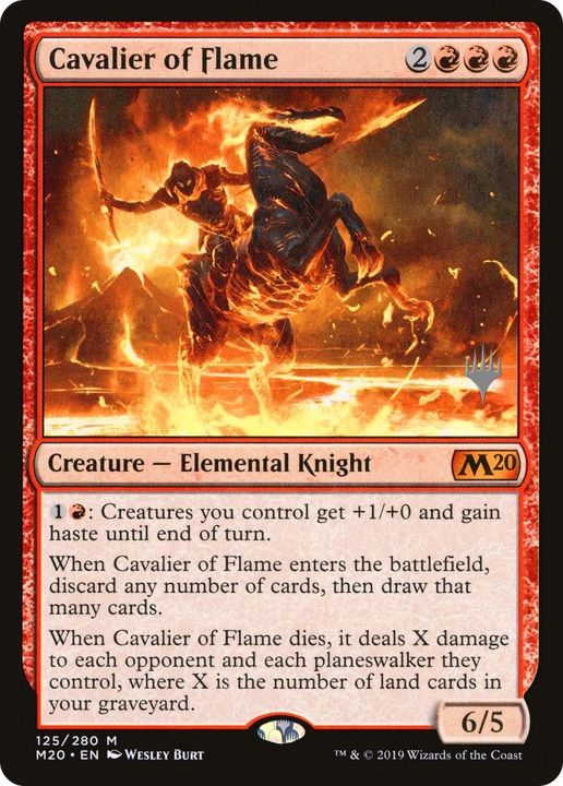 Cavalier of Flame in the group Magic the Gathering / Sets / Core Set 2020 Promos at Proxyprinters.com (60570)