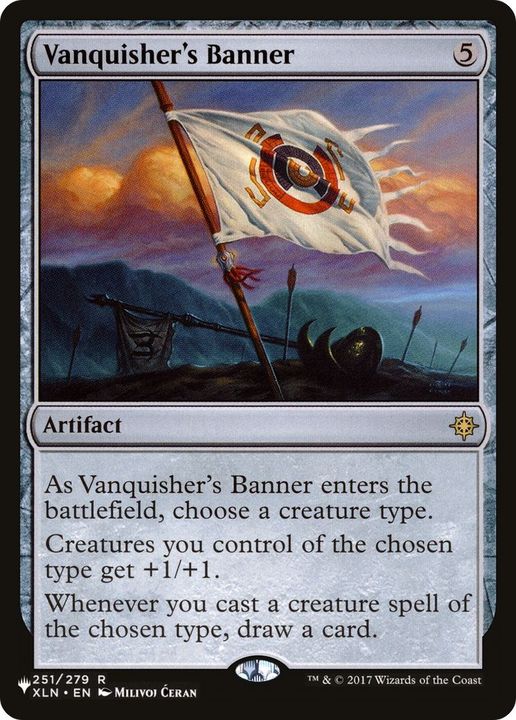 Vanquisher's Banner in the group Magic the Gathering / Sets / The List at Proxyprinters.com (60576)