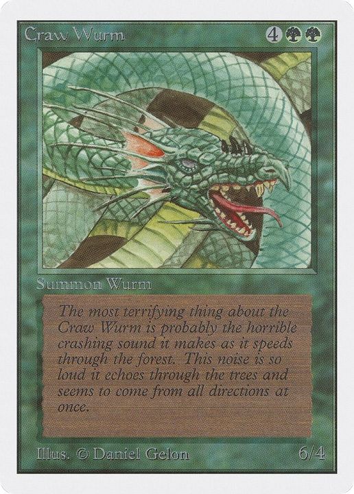 Craw Wurm in the group Magic the Gathering / Sets / Unsanctioned at Proxyprinters.com (60584)