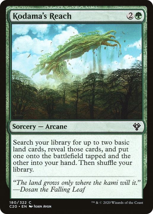 Kodama's Reach in the group Magic the Gathering / Sets / Commander 2020 at Proxyprinters.com (60595)