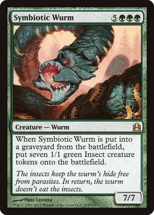 Symbiotic Wurm in the group Magic the Gathering / Sets / Commander 2011 at Proxyprinters.com (60596)