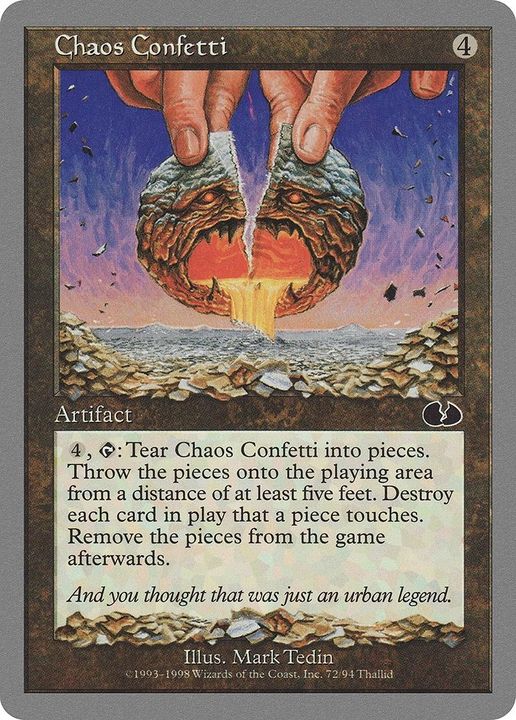 Chaos Confetti in the group Magic the Gathering / Sets / Unglued Tokens at Proxyprinters.com (60607)