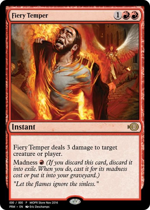 Fiery Temper in the group Magic the Gathering / Types / Colors / Red at Proxyprinters.com (60621)