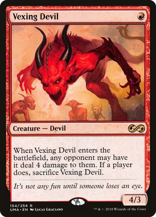 Vexing Devil in the group Magic the Gathering / Types / Colors / Red at Proxyprinters.com (60649)