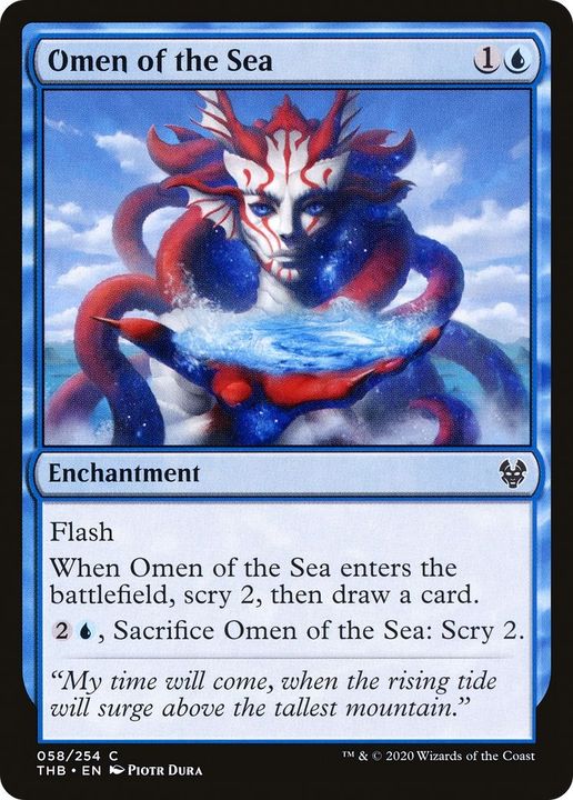 Omen of the Sea in the group Magic the Gathering / Types / Enchantment / Enchantment at Proxyprinters.com (60663)