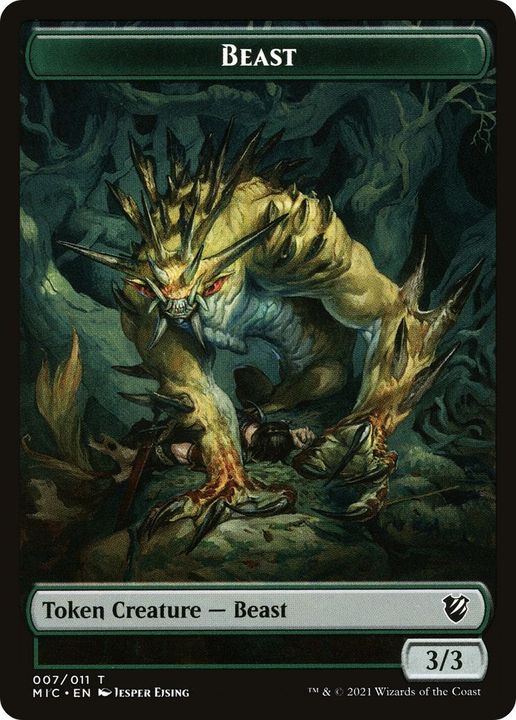 Beast in the group Magic the Gathering / Types / Colors / Green at Proxyprinters.com (60694)