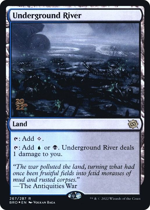 Underground River in the group Magic the Gathering / Sets / The Brothers' War Promos at Proxyprinters.com (60699)