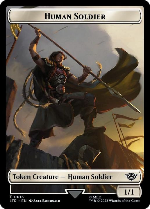 Human Soldier in the group Magic the Gathering / Types / Creatures / Human at Proxyprinters.com (60717)