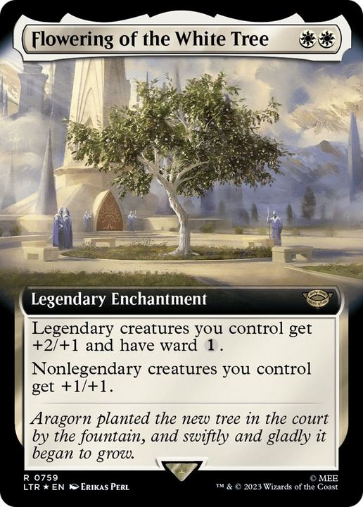 Flowering of the White Tree in the group Magic the Gathering / Types / Enchantment / Legendary Enchantment at Proxyprinters.com (60738)