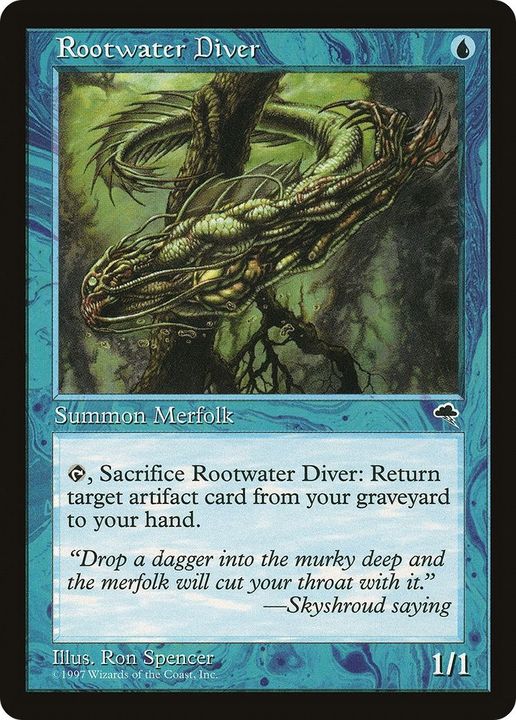 Rootwater Diver in the group Magic the Gathering / Types / Colors / Blue at Proxyprinters.com (60747)