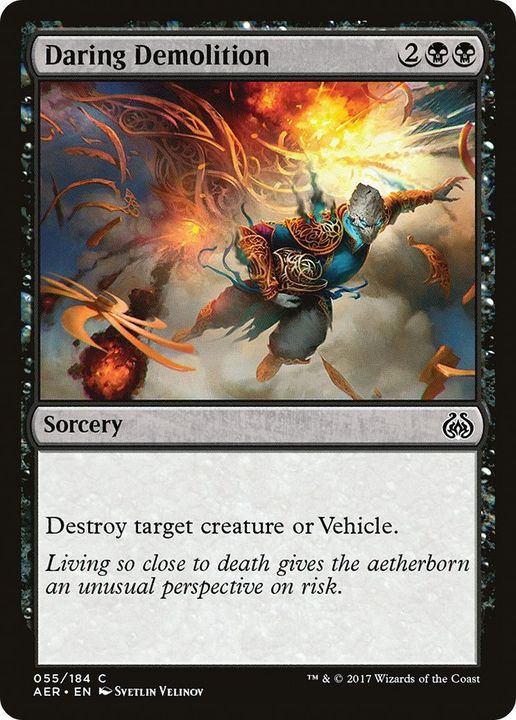 Daring Demolition in the group Magic the Gathering / Types / Colors / Black at Proxyprinters.com (60753)