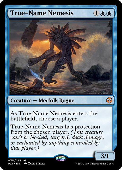 True-Name Nemesis in the group Magic the Gathering / Types / Colors / Blue at Proxyprinters.com (60760)