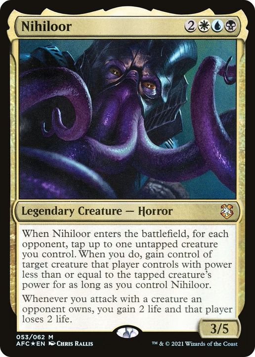 Nihiloor in the group Magic the Gathering / Types / Colors / Multicolors / B, U, W at Proxyprinters.com (60790)