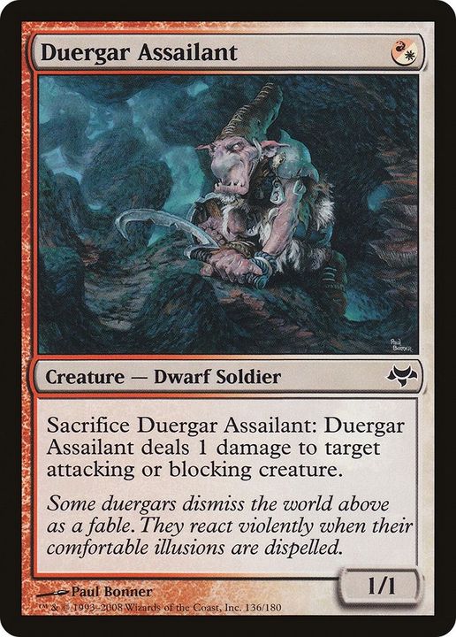 Duergar Assailant in the group Magic the Gathering / Types / Colors / Multicolors / R, W at Proxyprinters.com (60795)