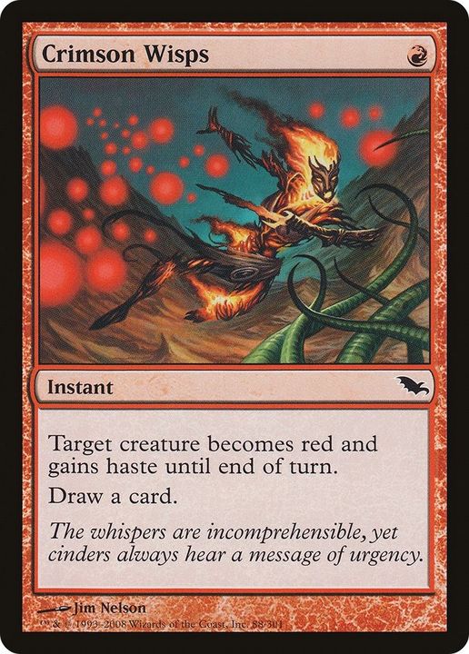 Crimson Wisps in the group Magic the Gathering / Types / Colors / Red at Proxyprinters.com (60803)