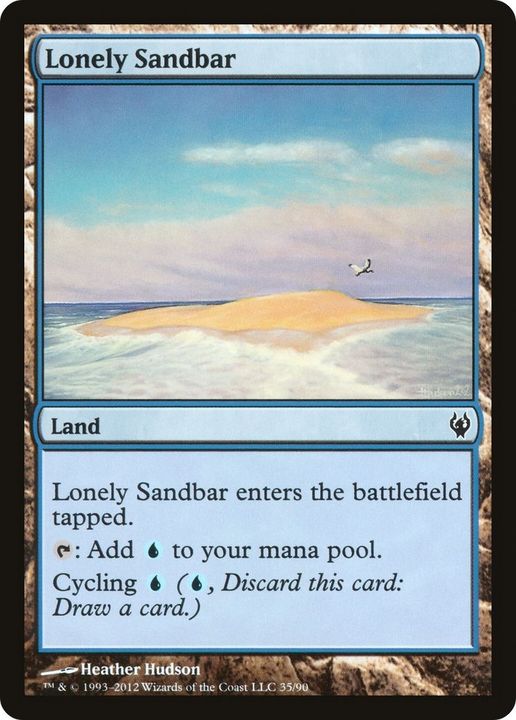 Lonely Sandbar in the group Magic the Gathering / Sets / Duel Decks: Izzet vs. Golgari at Proxyprinters.com (60837)