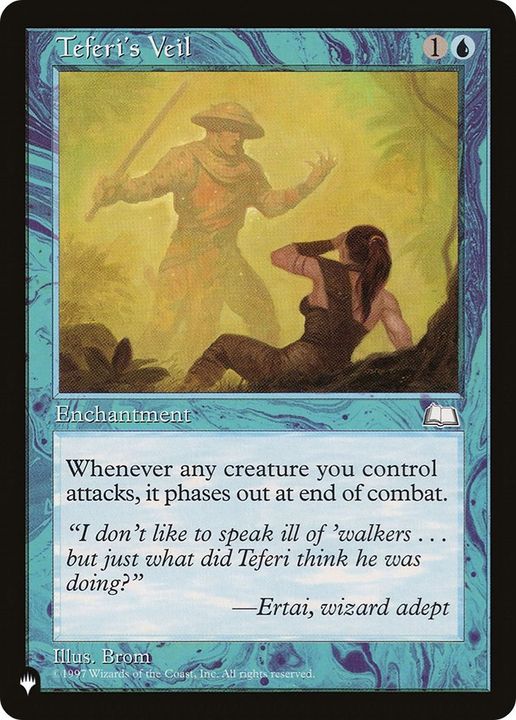 Teferi's Veil in the group Magic the Gathering / Types / Enchantment / Enchantment at Proxyprinters.com (6085)