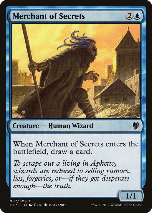 Merchant of Secrets in the group Magic the Gathering / Types / Creatures / Wizard at Proxyprinters.com (6086)