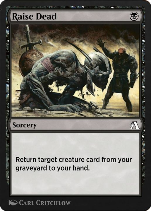 Raise Dead in the group Magic the Gathering / Types / Colors / Black at Proxyprinters.com (60874)