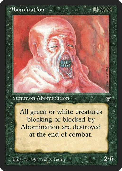 Abomination in the group Magic the Gathering / Types / Colors / Black at Proxyprinters.com (60895)