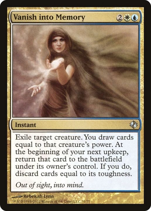 Vanish into Memory in the group Magic the Gathering / Types / Colors / Multicolors / U, W at Proxyprinters.com (60932)