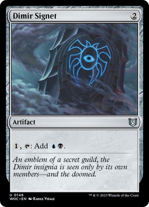 Dimir Signet in the group Magic the Gathering / Types / Artifacts / Artifact at Proxyprinters.com (60949)