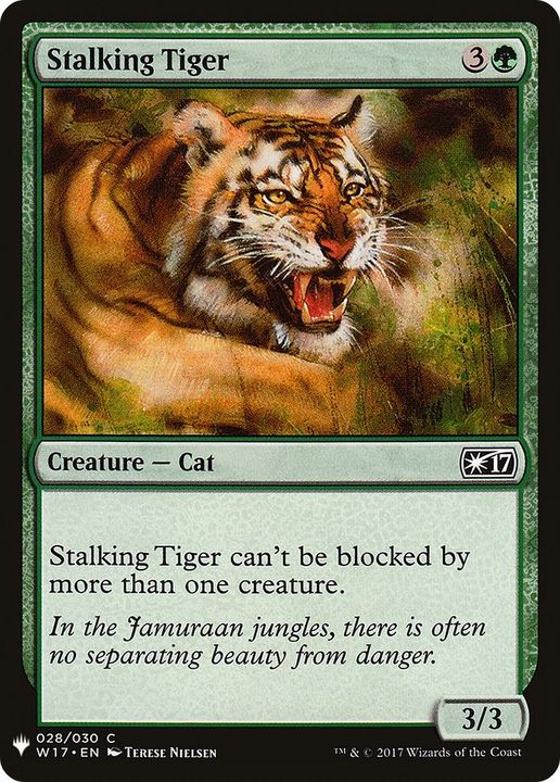 Stalking Tiger in the group Magic the Gathering / Types / Colors / Green at Proxyprinters.com (60955)