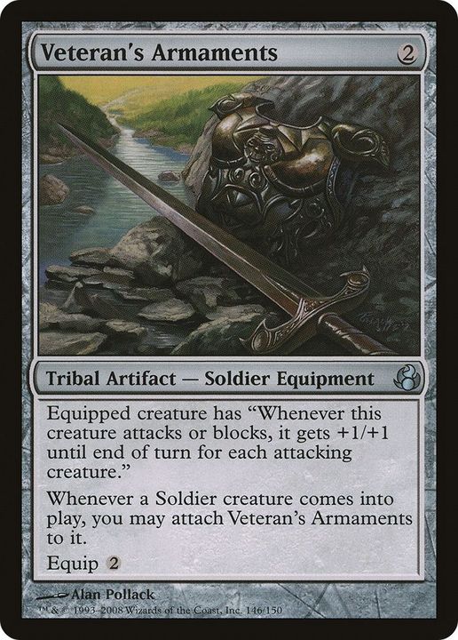 Veteran's Armaments in the group Magic the Gathering / Sets / Morningtide Promos at Proxyprinters.com (60964)