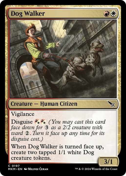 Dog Walker in the group Magic the Gathering / Sets / Murders at Karlov Manor at Proxyprinters.com (60979)