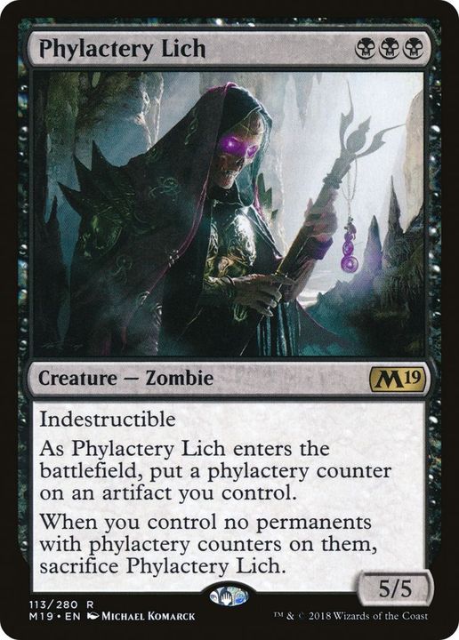 Phylactery Lich in the group Magic the Gathering / Types / Creatures / Zombie at Proxyprinters.com (60984)