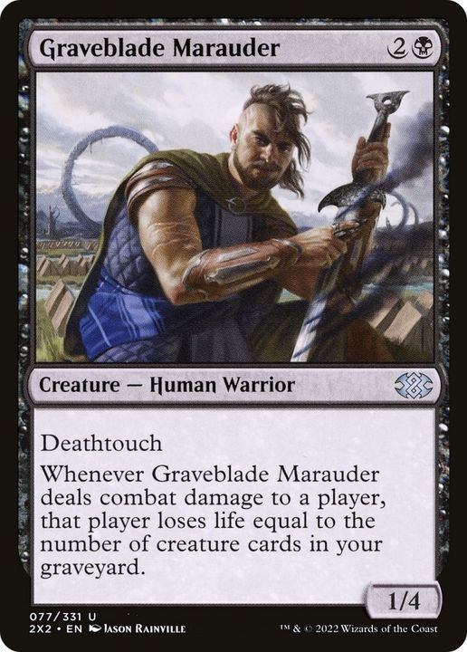 Graveblade Marauder in the group Magic the Gathering / Types / Creatures / Warrior at Proxyprinters.com (60990)