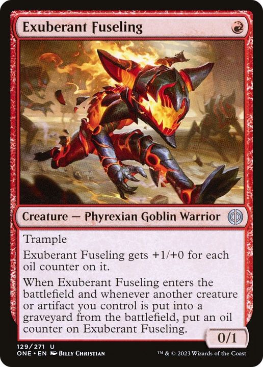 Exuberant Fuseling in the group Magic the Gathering / Types / Creatures / Warrior at Proxyprinters.com (60995)