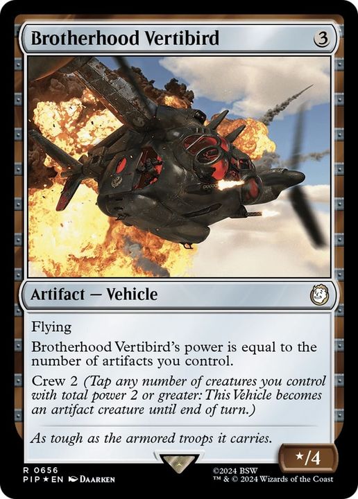 Brotherhood Vertibird in the group Magic the Gathering / Types / Artifacts / Artifact at Proxyprinters.com (61009)