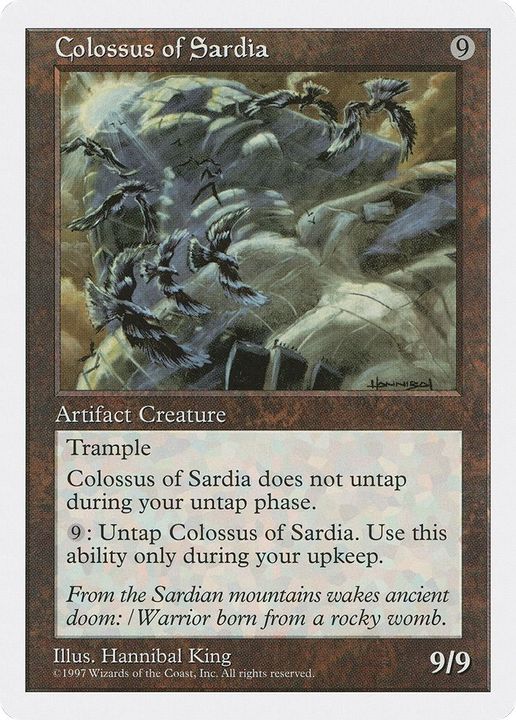 Colossus of Sardia in the group Magic the Gathering / Sets / Fifth Edition at Proxyprinters.com (61010)