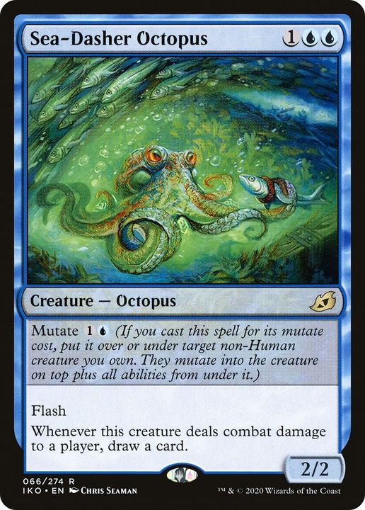 Sea-Dasher Octopus in the group Magic the Gathering / Sets / Ikoria: Lair of Behemoths at Proxyprinters.com (61015)