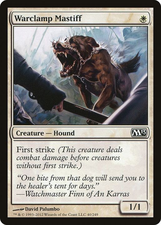 Warclamp Mastiff in the group Magic the Gathering / Sets / Magic 2014 at Proxyprinters.com (6104)