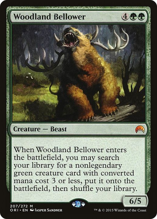 Woodland Bellower in the group Magic the Gathering / Types / Colors / Green at Proxyprinters.com (61042)