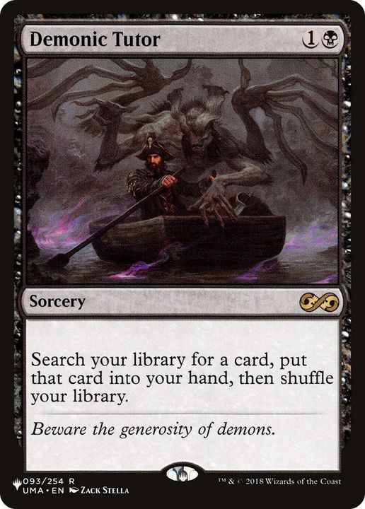 Demonic Tutor in the group Magic the Gathering / Types / Colors / Black at Proxyprinters.com (61044)