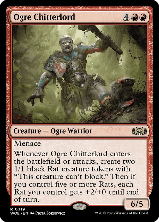 Ogre Chitterlord in the group Magic the Gathering / Types / Creatures / Warrior at Proxyprinters.com (61047)