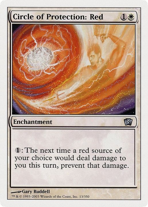 Circle of Protection: Red in the group Magic the Gathering / Types / Enchantment / Enchantment at Proxyprinters.com (61068)