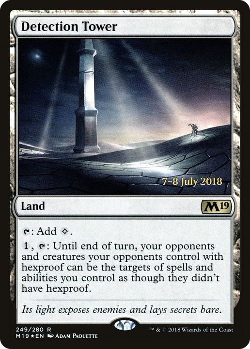 Detection Tower in the group Magic the Gathering / Sets / Core Set 2019 Promos at Proxyprinters.com (61088)