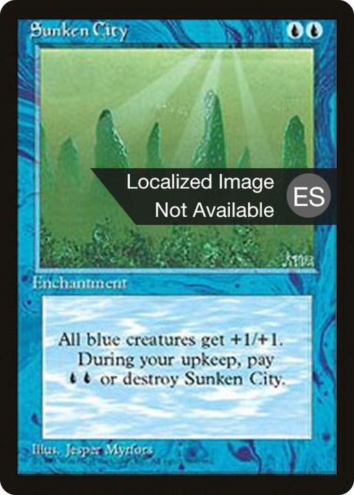 Sunken City in the group Magic the Gathering / Types / Enchantment / Enchantment at Proxyprinters.com (61095)