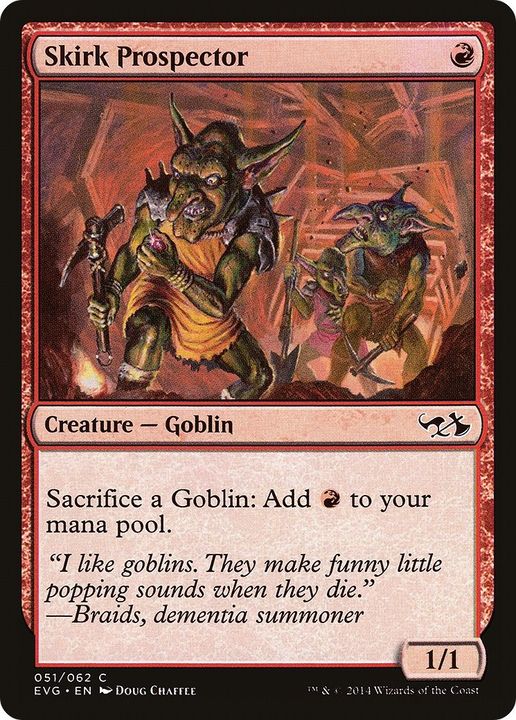 Skirk Prospector in the group Magic the Gathering / Types / Creatures / Goblin at Proxyprinters.com (61127)