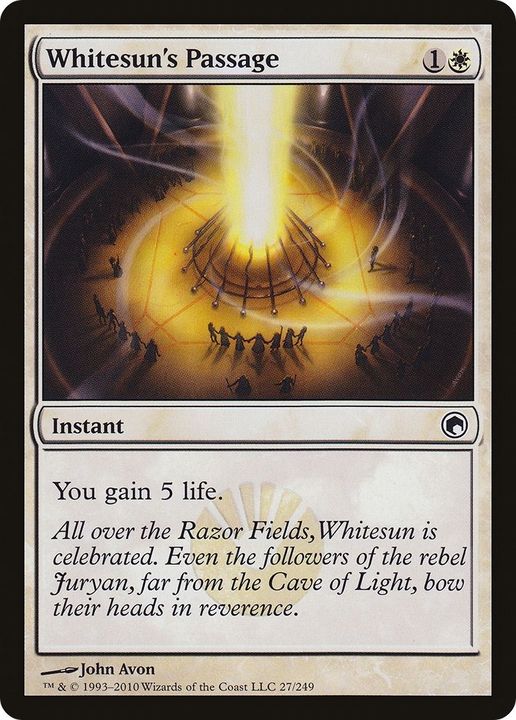 Whitesun's Passage in the group Magic the Gathering / Types / Colors / White at Proxyprinters.com (61137)