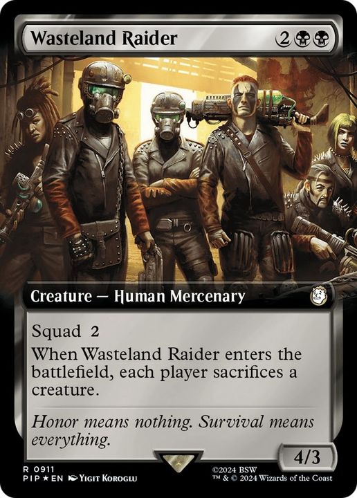 Wasteland Raider in the group Magic the Gathering / Sets / Fallout at Proxyprinters.com (61153)